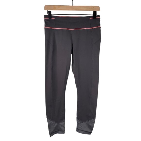 Lululemon Pace Queen Tight 6 Mid Rise 7/8 Length Full On Luxtreme Stretch Gray - Picture 1 of 10